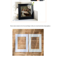 Cadre mural vintage noir en bois massif pour œuvres d'art et peintures à l'huile, style minimaliste