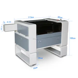 Laser Cutting Machine 100w Engraving New Co2 50w Laser Machine Working Area 400*600mm Laser Cutting Machine For Wood/Acrylic/leather Engraving Machine