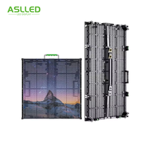 Écran LED extérieur étanche IP65, panneau LED transparent P3.91-7.81, armoire LED de location pour façade de bâtiment et vitrine
