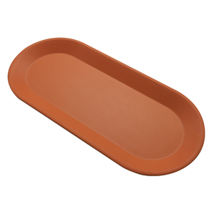 Chic sólido color rojo melamina oval cena comida <span class=keywords><strong>tapas</strong></span> platos de servir - Product Image 3