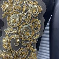 Accessoires de décoration de vêtements en sequins, perles, broderies et dentelle