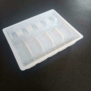 Plateau intérieur en plastique pour 5 ampoules de 15 ml, boîte d'emballage en plastique, emballage avec plateau intérieur en plastique PVC. - Product Image 3