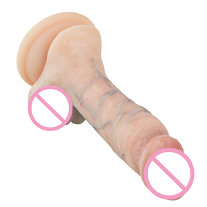 Gode gonflable réaliste de haute qualité gode circoncis et réaliste avec des balles réalistes pour la Masturbation féminine - Product Image 4