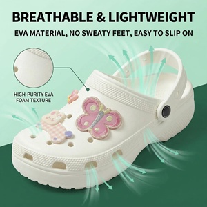 รองเท้าเด็กสไตล์การ์ตูนเกาหลี แฟชั่นทันสมัย ผลิตจากวัสดุ EVA กันน้ำ ระบายอากาศได้ดี เป็นมิตรต่อสิ่งแวดล้อม แห้งเร็ว น้ำหนักเบา คอลเลคชั่นคริสต์มาส - Product Image 4