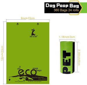 Venta caliente respetuoso del medio ambiente de alta calidad logotipo personalizado impreso biodegradable perrito bolsas de basura para perros - Product Image 4