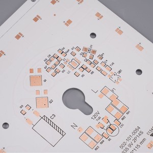 Circuit imprimé en aluminium monocouche 1oz cuivre avec masque de soudure blanc simple face pour usage industriel - Product Image 2