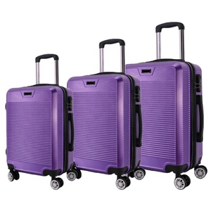 OEM Fibre ABS Export DE GER 20 24 28 Pouces Personnalisé Ensemble de 3 valises de <span class=keywords><strong>voyage</strong></span> à roulettes 8 roues Léger Bagages à main - Product Image 3