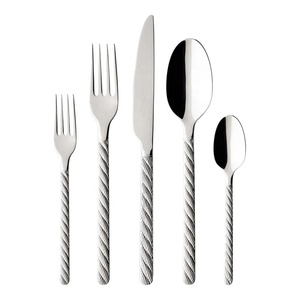Bestikksett Diseño moderno Cubiertos 18/0 Cubiertos de <span class=keywords><strong>plata</strong></span> 75PC Acero inoxidable con caja de madera - Product Image 5