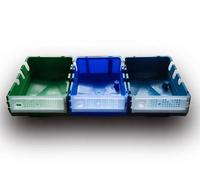 RAS Equipment Boîte en plastique pour ferme d'élevage de crabe de boue Usine Vente en gros Boîtes d'élevage de crabe