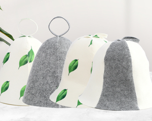 Chapeau Russe en Feutre Doux de 2 mm d'Épaisseur, Couleur Personnalisée, Écologique, Isolation Thermique, Bonnet de Douche Design Moderne pour Utilisation en Sauna - Product Image 4