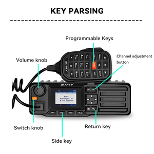 Radio mobile numérique analogique double mode ETMY ET-AP3800 DMR NXDN avec GPS et Bluetooth, émetteur-récepteur DMR de niveau II - Product Image 3