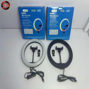 Anneau lumineux de 6 à <span class=keywords><strong>22</strong></span> <span class=keywords><strong>pouces</strong></span> avec trépied, lumière LED circulaire à intensité réglable pour TikTok/Streaming en direct/Maquillage/YouTube – <span class=keywords><strong>Prix</strong></span> bas - Product Image 1