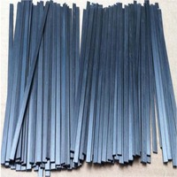 Tiges renforcées en fibre de carbone de taille personnalisée Renforcement de manche de guitare en fibre de carbone