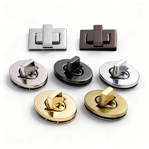 Multi-stijl hoogwaardig zinklegering tasslot sluiting draaislot drukknop gesp kofferslot voor handtas rugzak bagage accessoires - Product Image 4