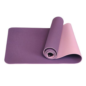 XINGYUN Esterilla de Yoga TPE de 6mm de grosor de alta calidad 183cm de longitud Logotipo personalizado antideslizante de doble cara Ajuste Universal Venta al por mayor de fábrica - Product Image 1