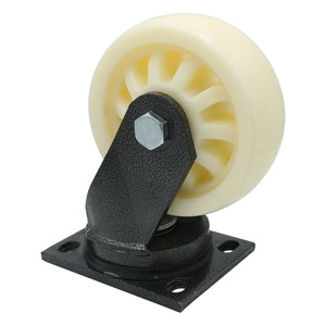 6 Zoll schwere weiße 360-Grad-Drehung industrielle Nylon-Kunststoff-Kugel rollen - Product Image 6