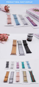 สายนาฬิกาไนลอนสุดหรูสำหรับ IWatch 123456789 ultra SE 42 44 38 45 49 มม. สายนาฬิกาไนลอนยืดหยุ่น - Product Image 4