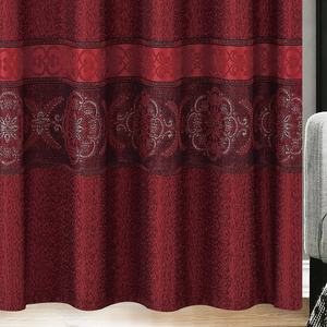 <span class=keywords><strong>Tende</strong></span> di Lusso Promozionali in Poliestere <span class=keywords><strong>Rosso</strong></span>, Drappeggi Jacquard <span class=keywords><strong>Bordeaux</strong></span> Vintage per Finestre Oscuranti - Product Image 6