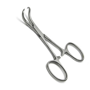 Pinza para Toallas Quirúrgicas Backhaus de Alta Calidad, 9 cm, Curvada, de Acero Inoxidable, Instrumento Manual - RWS INSTRUMENTS Modelo RWSI-BTC-0009 - Product Image 6