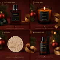 Coffret Cadeau de Parfum de Noël Vanille Cacao Ambre Rêve 100ml pour Femme Eau de Parfum Fabricant Personnalisation du Parfum et de l'Emballage