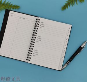 Tùy chỉnh <span class=keywords><strong>A5</strong></span> xoắn ốc hàng tuần hàng tháng biểu hiện mục tiêu Nhật Ký Tạp Chí kế hoạch chương trình nghị sự máy tính xách tay - Product Image 6