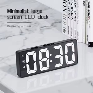 Hot Battery Powered Mini Kỹ Thuật Số Đồng Hồ Báo Thức Nhiệt Độ Ngày Tuần Đèn Nền Báo Lại Câm Bảng Đồng Hồ 12/24H Đếm Ngược LCD Đồng Hồ - Product Image 5