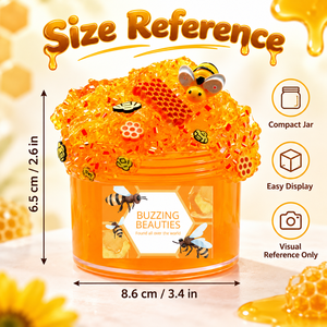 Kit de 200 ml para Hacer Slime de Miel de Abeja, Juguete Educativo para Niños, Masa de Modelar de Cristal de Mantequilla, No Tóxico - Product Image 2
