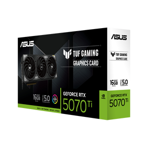 การ์ดแสดงผล ASUS เกม TUF GeForce RTX 5070 <span class=keywords><strong>Ti</strong></span> 16GB GDDR7การ์ดกราฟิกเดสก์ท็อปคุณภาพสูง - Product Image 1