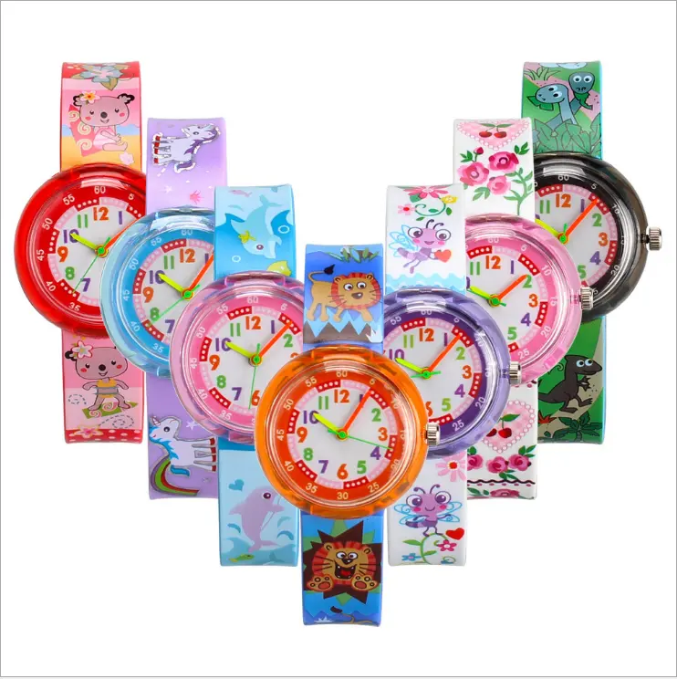 Unicon stampa cinturino in silicone proprio logo per bambini orologio cartoon animal children watch