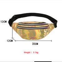 Sac banane RFID léger et compact avec poches zippées pour le quotidien, les voyages, la course à pied et la chasse