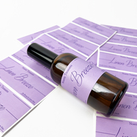 Etiqueta de Impresión Personalizada para Productos Cosméticos, Suero para el Cuidado de la Piel, Aceite Esencial, Perfume, Etiqueta Adhesiva Impermeable para Botellas de Champú