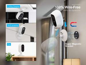 Caméra de sécurité Wifi à détection infrarouge, OEM 4MP PIR, batterie Rechargeable, caméra IP sans fil, système de vidéosurveillance domestique - Product Image 6