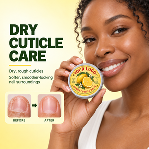 Baume à ongles hydratant et nourrissant 3-en-1 à la cire d'abeille et au citron, à base de plantes, pour cuticules sèches, rugueuses et irrégulières - Product Image 2