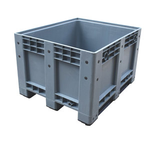 1200x1000x760mm PP Plastic Pallet Box with Casting Lid and Pallet Suppliers