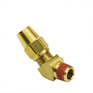 ข้อต่อแบบ Dot Flare Union ทำจากทองเหลือง เกลียวตัวผู้ สำหรับเชื่อมต่อสายไฮดรอลิก - Product Image 1
