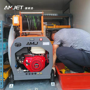 Nettoyeur de tuyaux haute performance 200bar 20lpm pour tuyaux incurvés, idéal pour les solutions professionnelles de déblocage et de nettoyage d'égout - Product Image 6