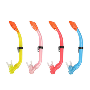 Tube de plongée entièrement sec pour enfants Embout buccal en silicone étanche Technologie sans fuite Tube respirant pour l'utilisation en <span class=keywords><strong>piscine</strong></span> - Product Image 5