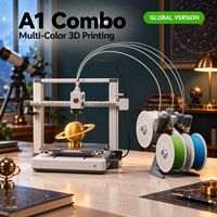 Mesin Cetak Desktop A1 Combo Versi Global Printer 3D Multiwarna Grosir untuk Model Teknik dan Pekerjaan Desain