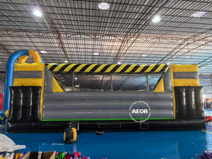 Jeu sportif gonflable géant Wipeout Challenge Couleurs Personnalisables pour Enfants, Usage Commercial Extérieur, avec Grandes Balles Gonflables à Sauter - Product Image 5