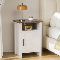 Vente en gros de petite table de chevet contemporaine en bois moderne pour la maison table de chevet italienne avec tiroir pour chambre à coucher