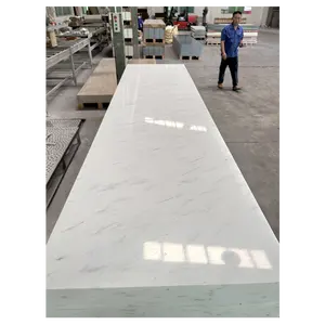 Mármore artificial acrílico invisível Corian Color 6-30mm para tampo de cozinha e toucador