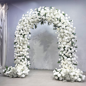 MTY-Bulk Soporte de Arco de Boda de Flores de Seda Artificial Ecológico de 7-8 pies de Altura para Banquetes de Hotel y Ceremonias de Boda - Product Image 1