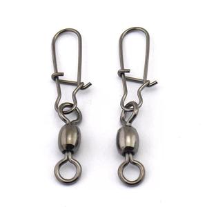 Connecteur pivotant en laiton durable et résistant à la corrosion à prix abordable pour la pêche avec mousqueton, tailles 12 à 6/0 - Product Image 1