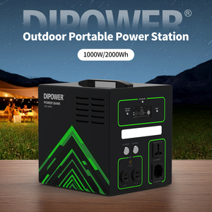 2000Wh แบตเตอรี่ลิเธียม1000W เครื่องกำเนิดไฟฟ้าอินเวอร์เตอร์พลังงานแสงอาทิตย์สำหรับแหล่งจ่ายไฟสำรองฉุกเฉินและใช้ในบ้าน - Product Image 6