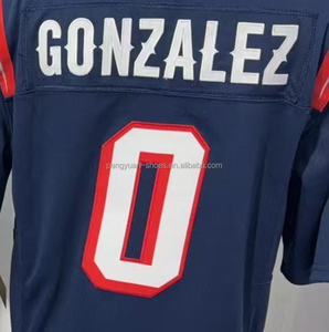 Christian Gonzalez Beyaz Özel Seri En Kaliteli Dikişli Amerikan Futbolu Forması Gönderime Hazır - Product Image 2