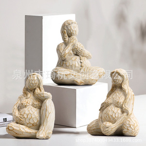 Ensemble de figurines de grossesse en résine, décoration artistique pour la maison, pour le salon, la chambre à coucher, la table - Product Image 1