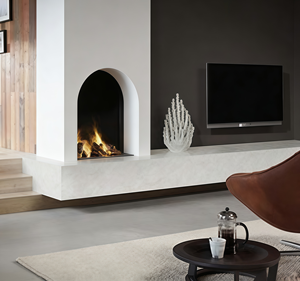 <span class=keywords><strong>Cheminée</strong></span> à gaz en acier inoxydable, durable pour la maison, l'hôtel, l'usage commercial en intérieur - Product Image 1