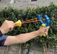 ENFANTS POCKET JOUET SNOWBALL LANCEUR PLASTIQUE FUNNY HIVER JEU ÉLASTIQUE MOUSSE FUSÉES FLYING SLINGSHOTS MATERIA ÉCOLOGIQUE