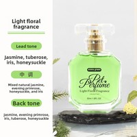 Parfum pour animaux de compagnie 50 ml, eau de toilette désodorisante, parfum de rose, parfums pour chats et chiens, parfum longue durée, éliminateur d'odeurs, spray pour animaux de compagnie