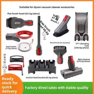 Pour <span class=keywords><strong>Dyson</strong></span> <span class=keywords><strong>aspirateur</strong></span> accessoires manuel humide sec Compatible V7 y compris buse brosse matelas crevasse brosse pour ménage nous - Product Image 2